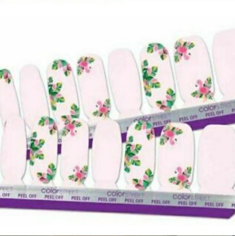 Flamin goals color street nails set